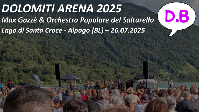 Dolomiti Arena 2025 al Lago di Santa Croce